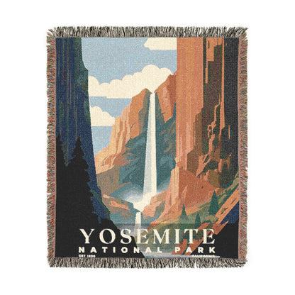 Yosemite National Park Woven Blanket | S03