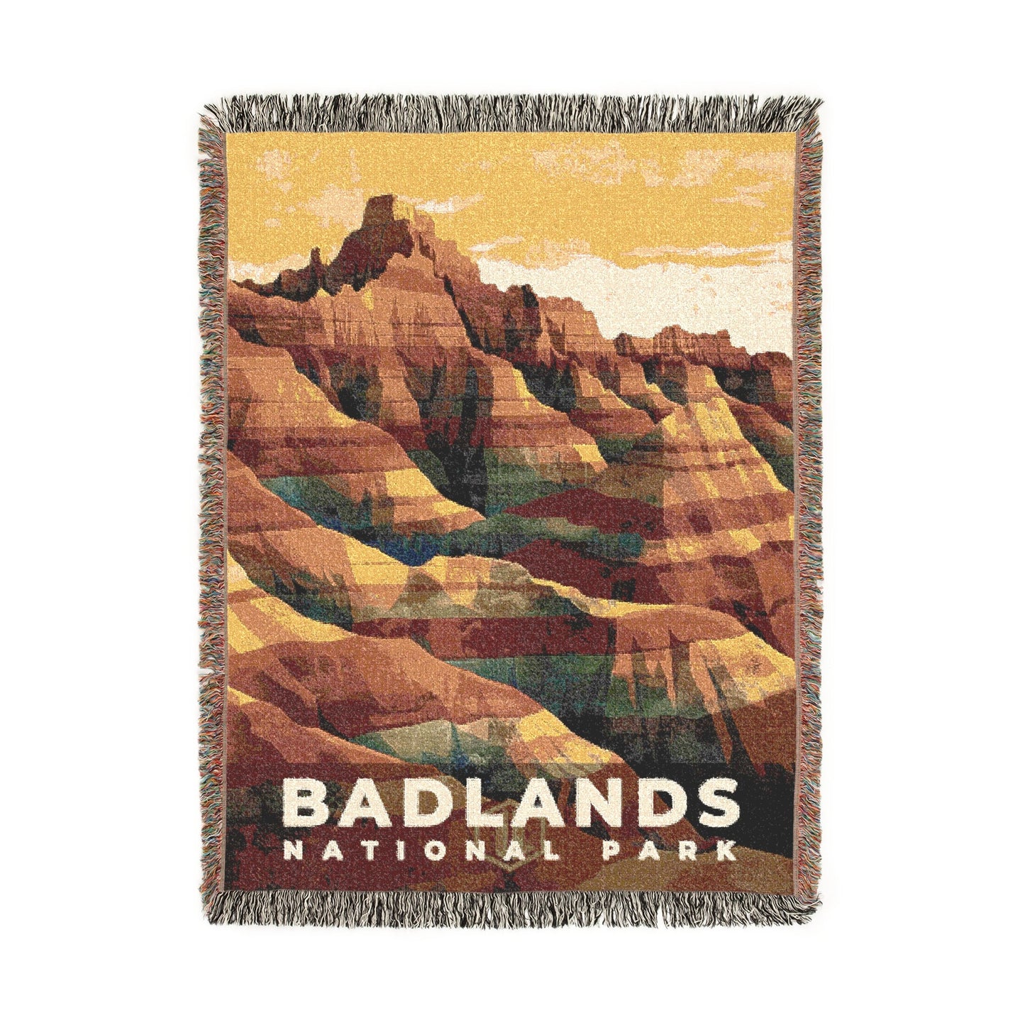 Badlands National Park Woven Blanket | S20