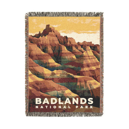 Badlands National Park Woven Blanket | S20