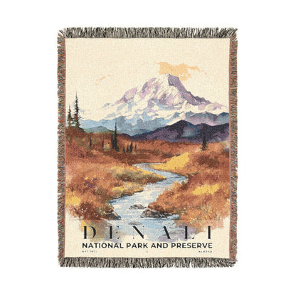 Denali National Park Woven Blanket | S04