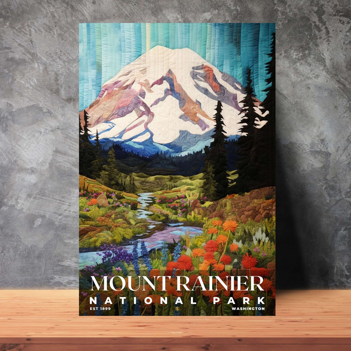 Mount Rainier National Park Poster | S09