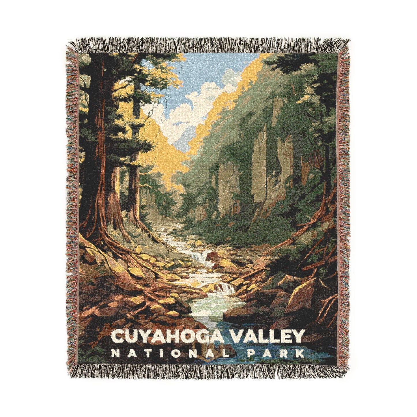 Cuyahoga Valley National Park Woven Blanket | S07