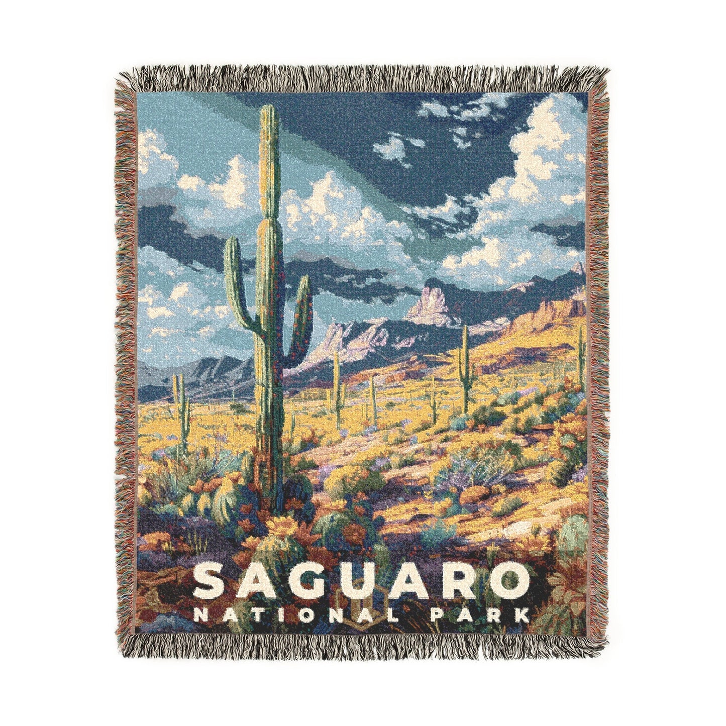Saguaro National Park Woven Blanket | S13