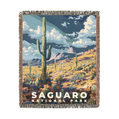 Saguaro National Park Woven Blanket | S13