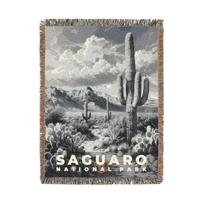 Saguaro National Park Woven Blanket | S15