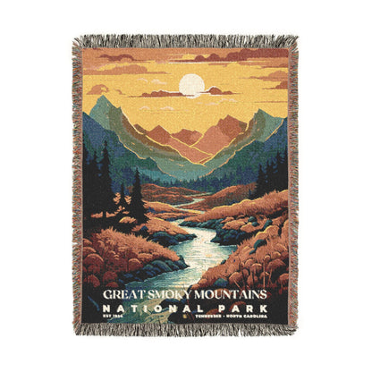 Great Smoky Mountains National Park Woven Blanket | S05