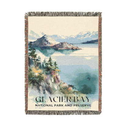 Glacier Bay National Park Woven Blanket | S04