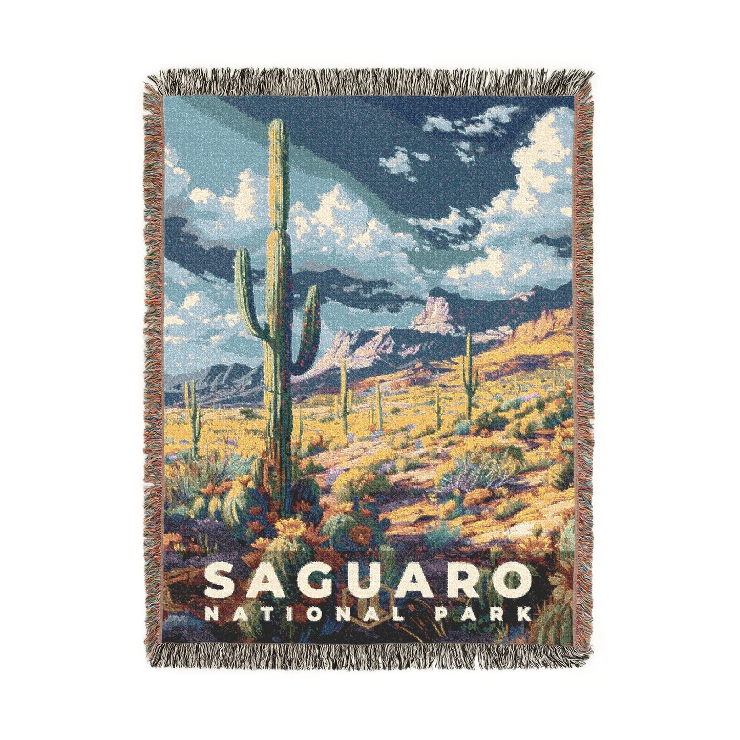 Saguaro National Park Woven Blanket | S13