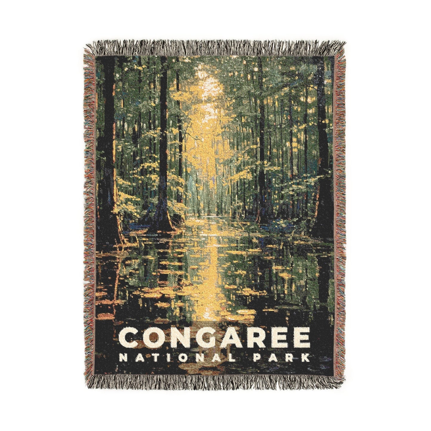 Congaree National Park Woven Blanket | S14