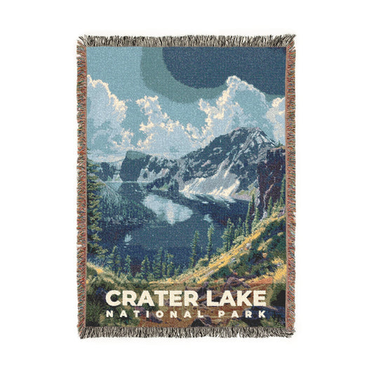 Crater Lake National Park Woven Blanket | S13