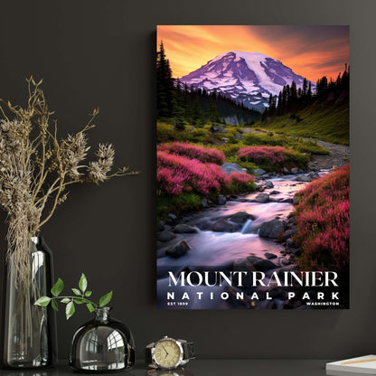 Mount Rainier National Park Poster | S10