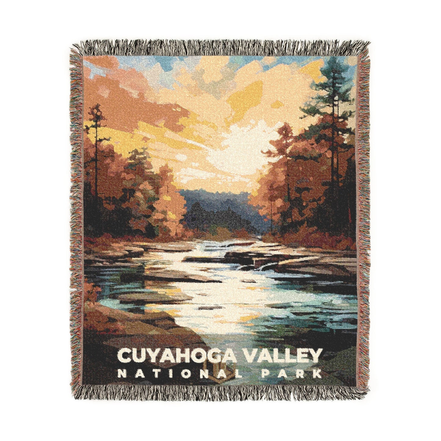 Cuyahoga Valley National Park Woven Blanket | S06