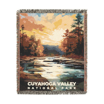 Cuyahoga Valley National Park Woven Blanket | S06