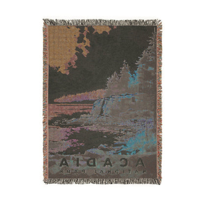 Acadia National Park Woven Blanket | S06