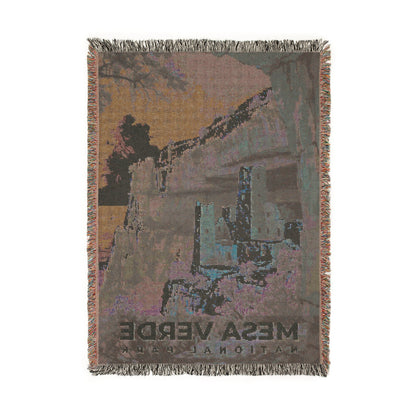 Mesa Verde National Park Woven Blanket | S13