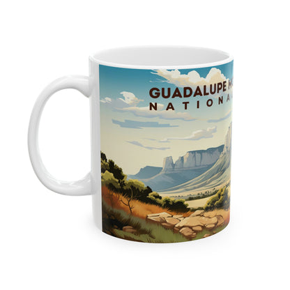 Guadalupe Mountains National Park Mug | White Ceramic Mug (11oz, 15oz)