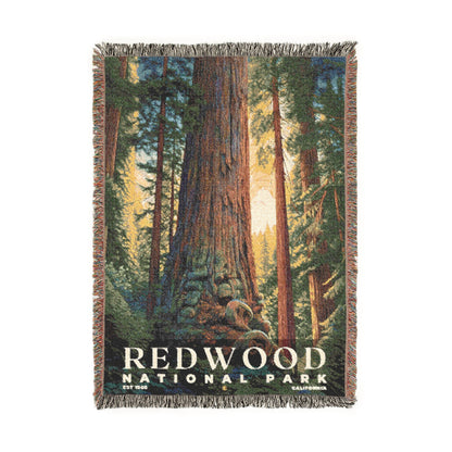 Redwood National Park Woven Blanket | S02