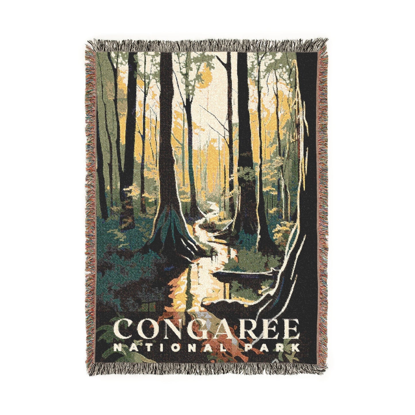 Congaree National Park Woven Blanket | S01