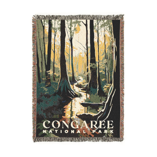 Congaree National Park Woven Blanket | S01