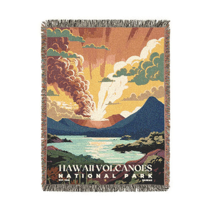 Hawaii Volcanoes National Park Woven Blanket | S05