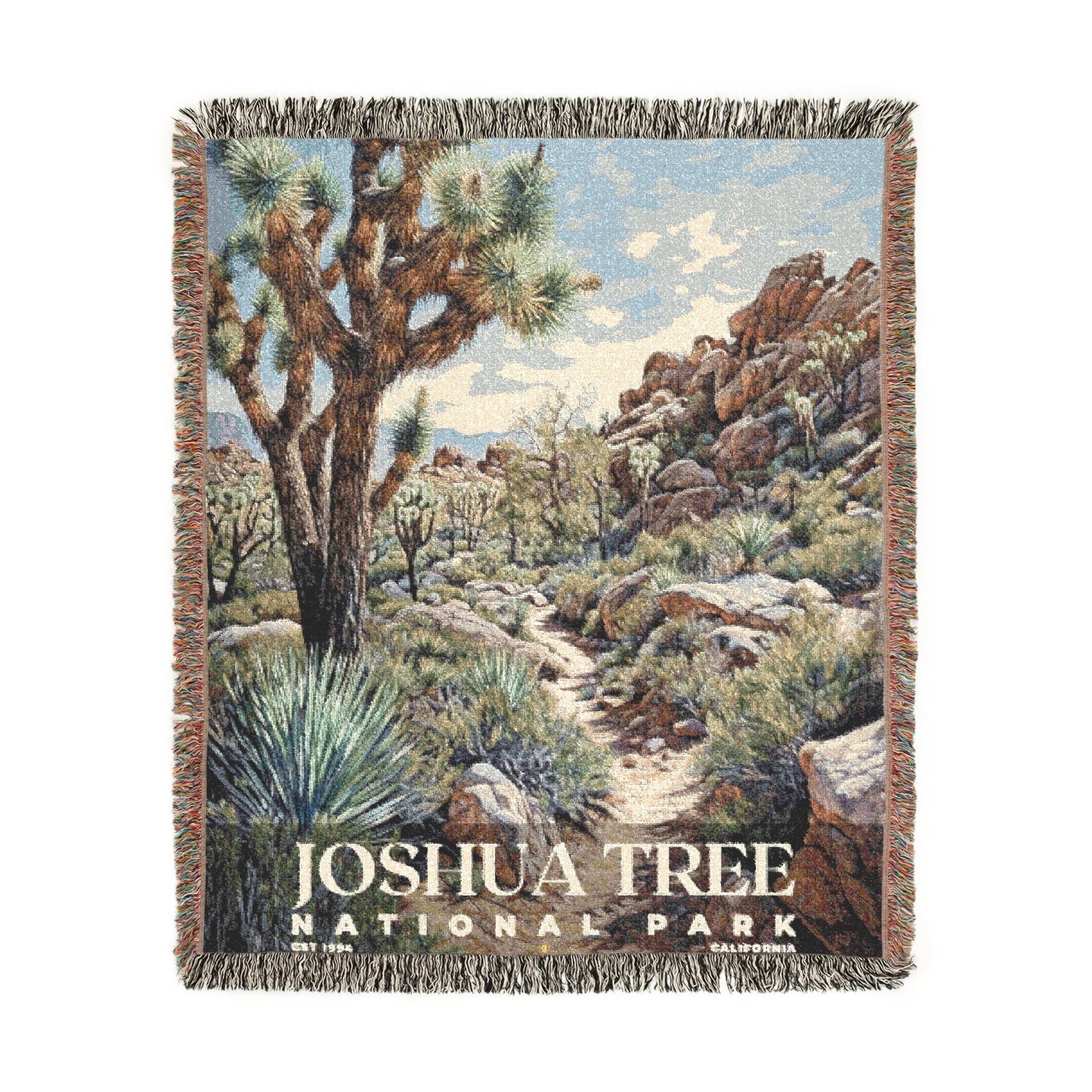Joshua Tree National Park Woven Blanket | S02