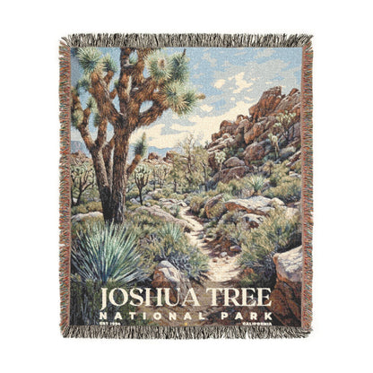 Joshua Tree National Park Woven Blanket | S02
