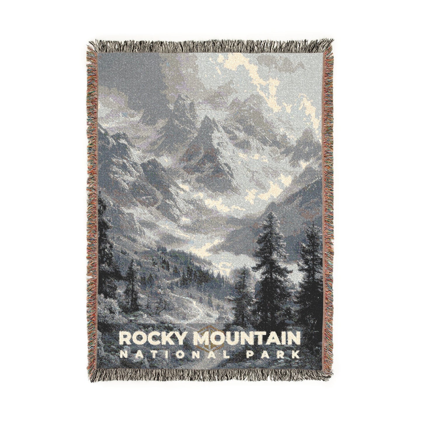 Rocky Mountain National Park Woven Blanket | S15