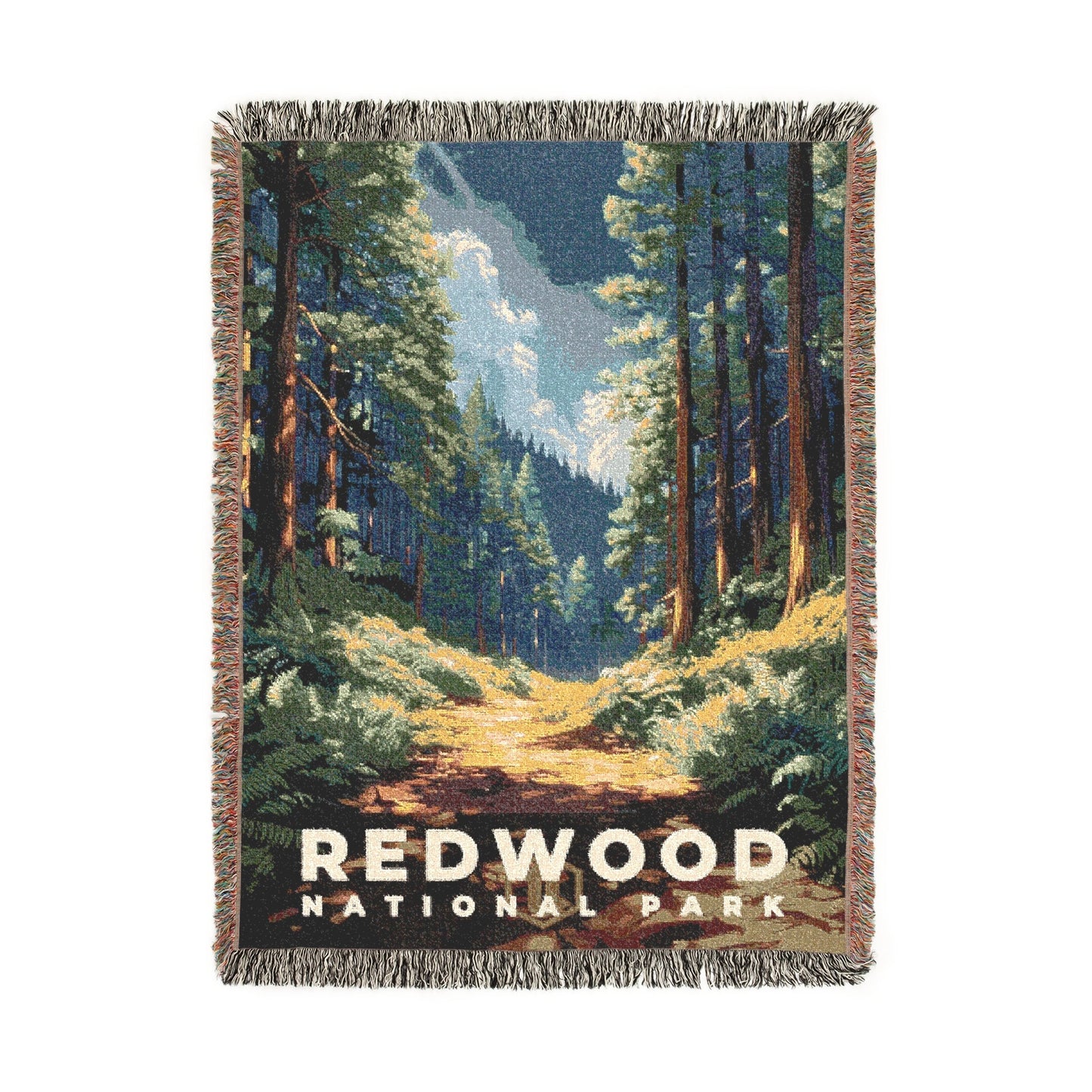 Redwood National Park Woven Blanket | S13