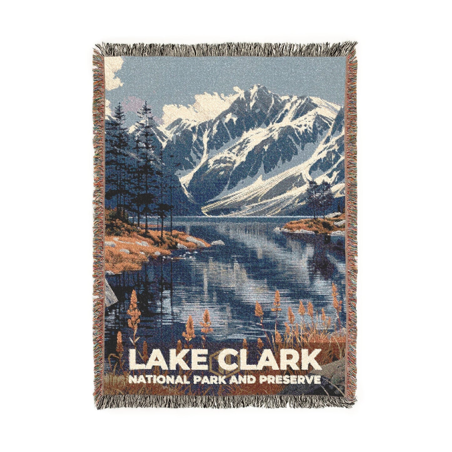 Lake Clark National Park Woven Blanket | S19