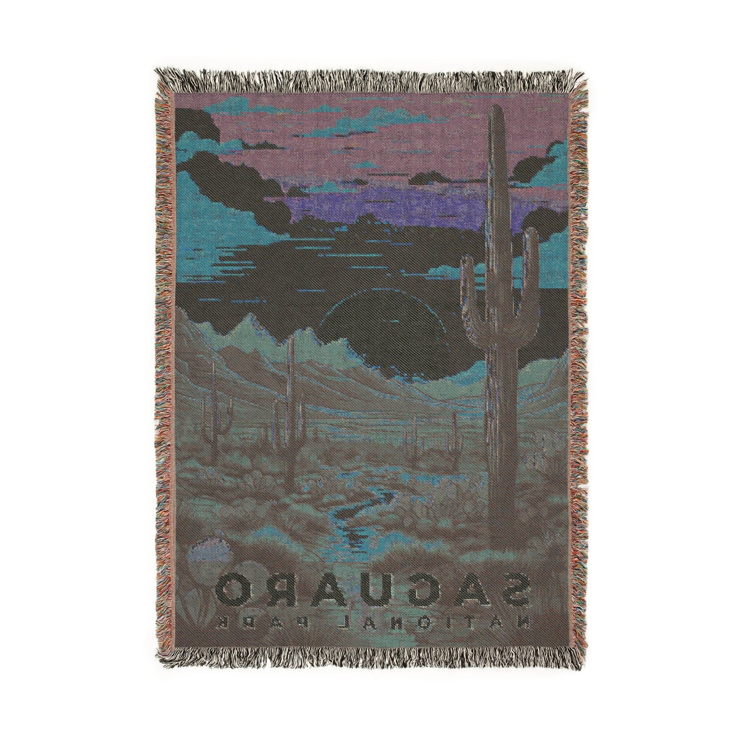 Saguaro National Park Woven Blanket | S07