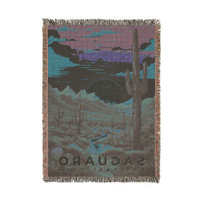 Saguaro National Park Woven Blanket | S07