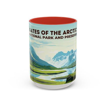 Gates of the Arctic National Park Mug | Accent Coffee Mug (11, 15oz)