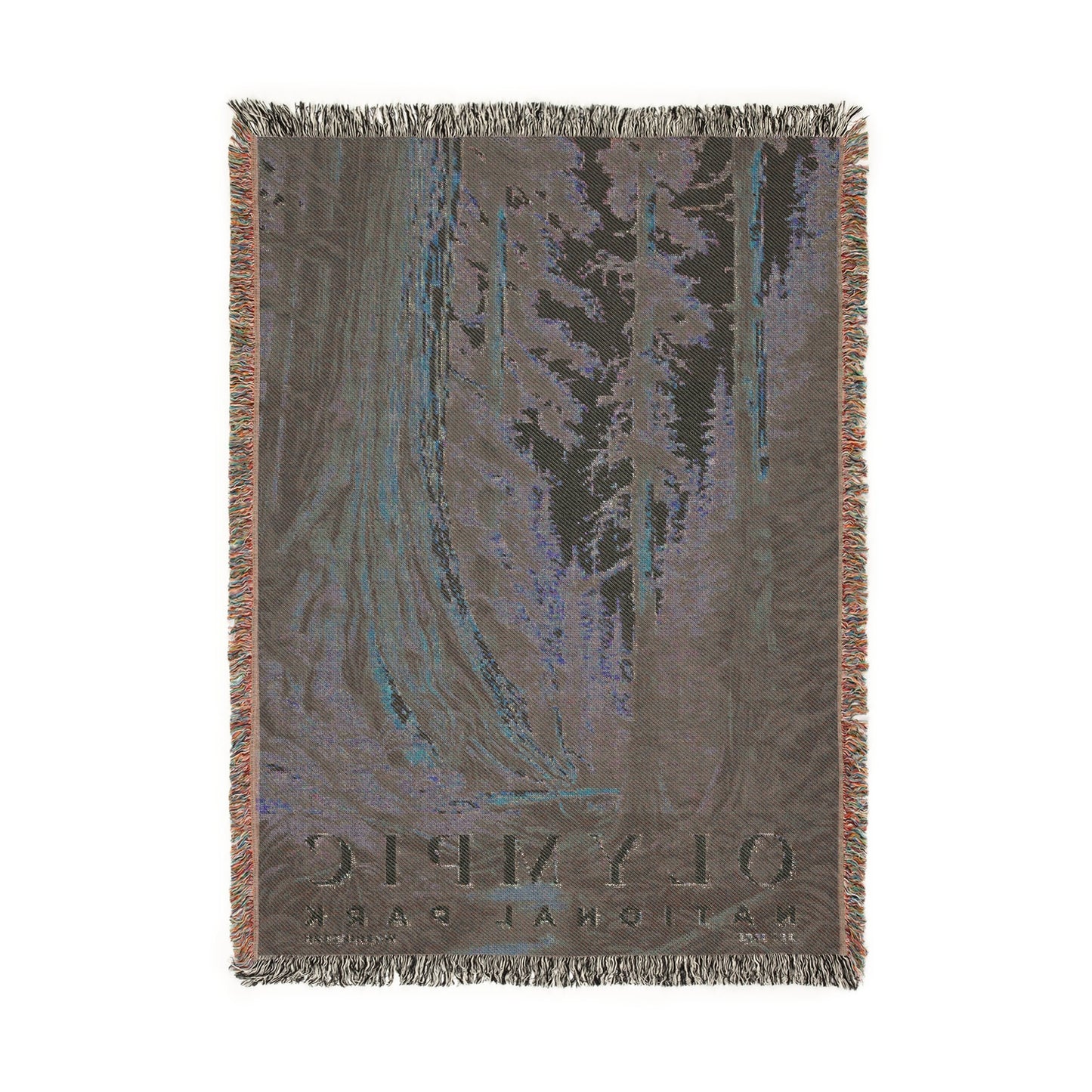 Olympic National Park Woven Blanket | S02