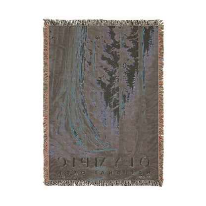 Olympic National Park Woven Blanket | S02