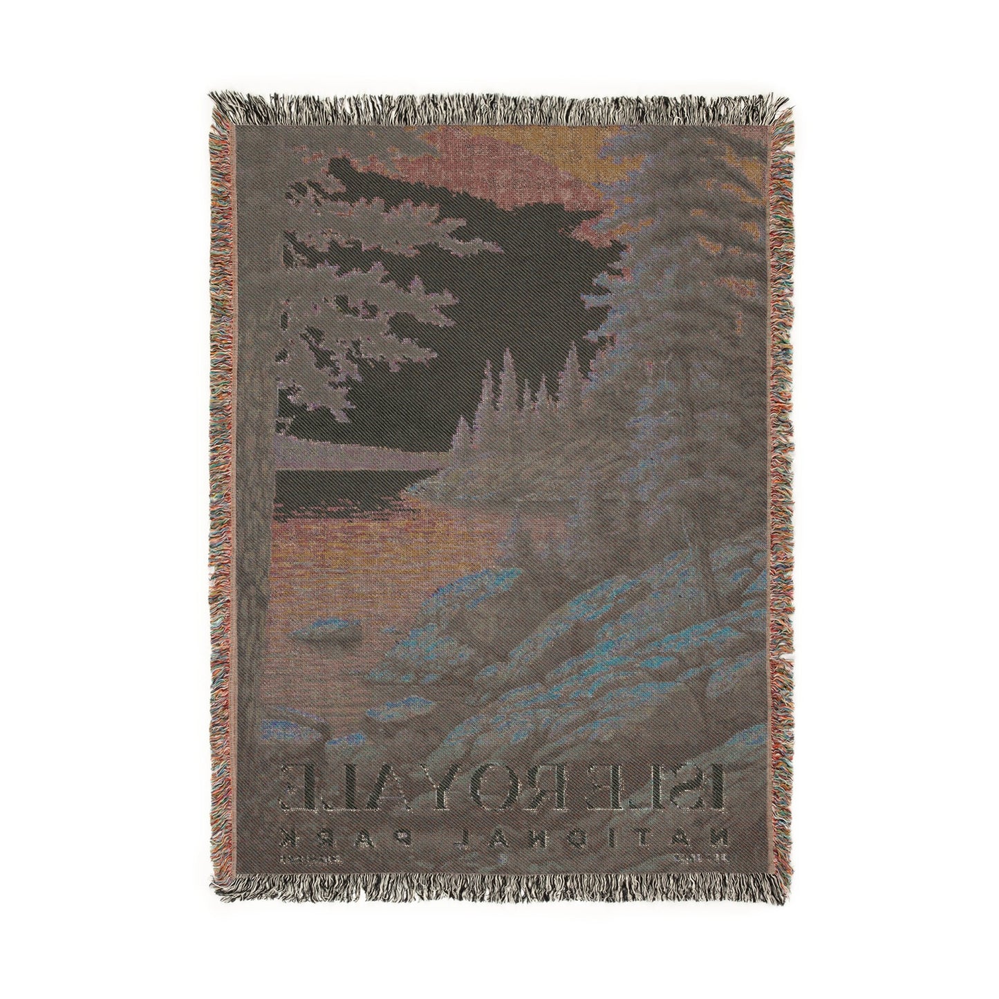 Isle Royale National Park Woven Blanket | S02
