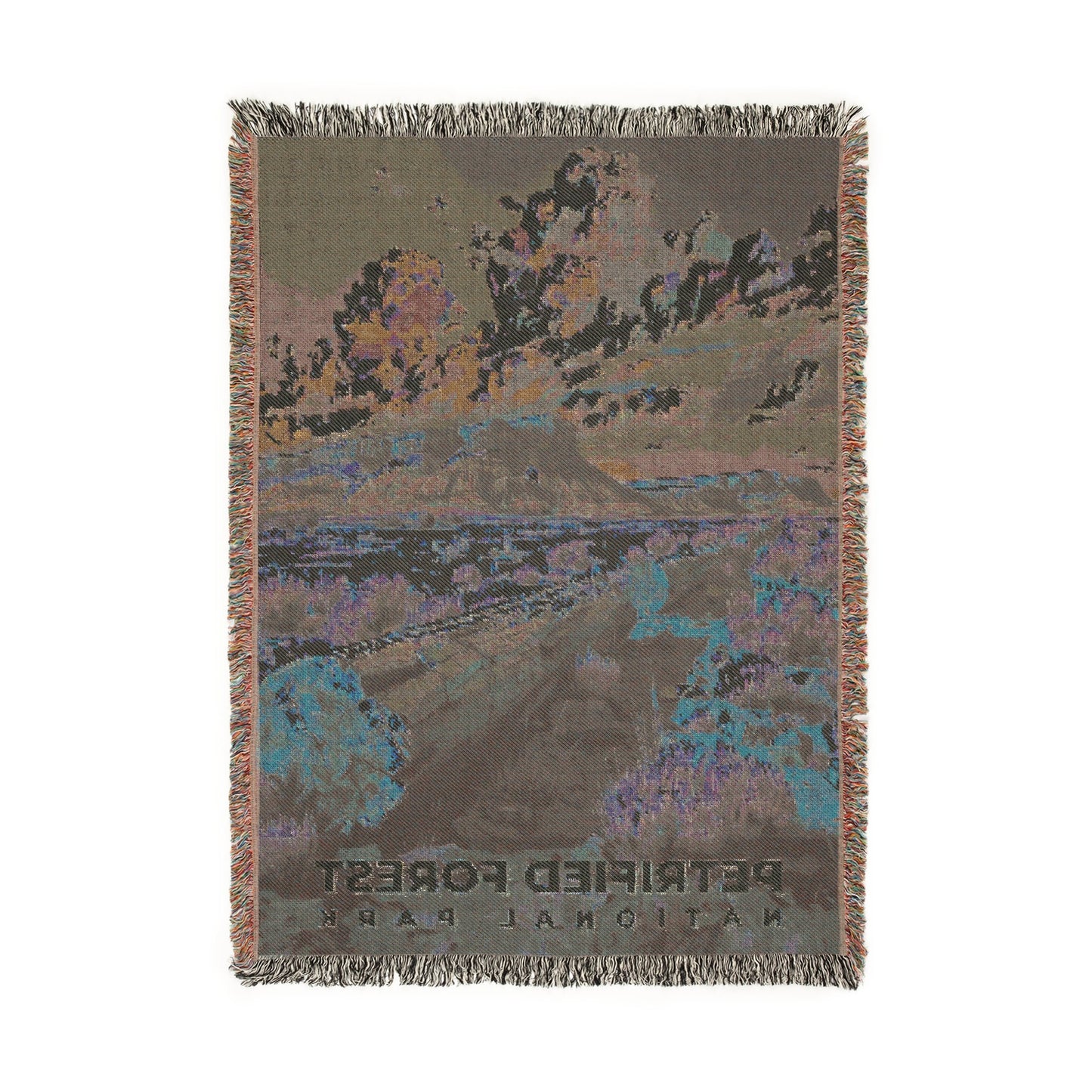 Petrified Forest National Park Woven Blanket | S13