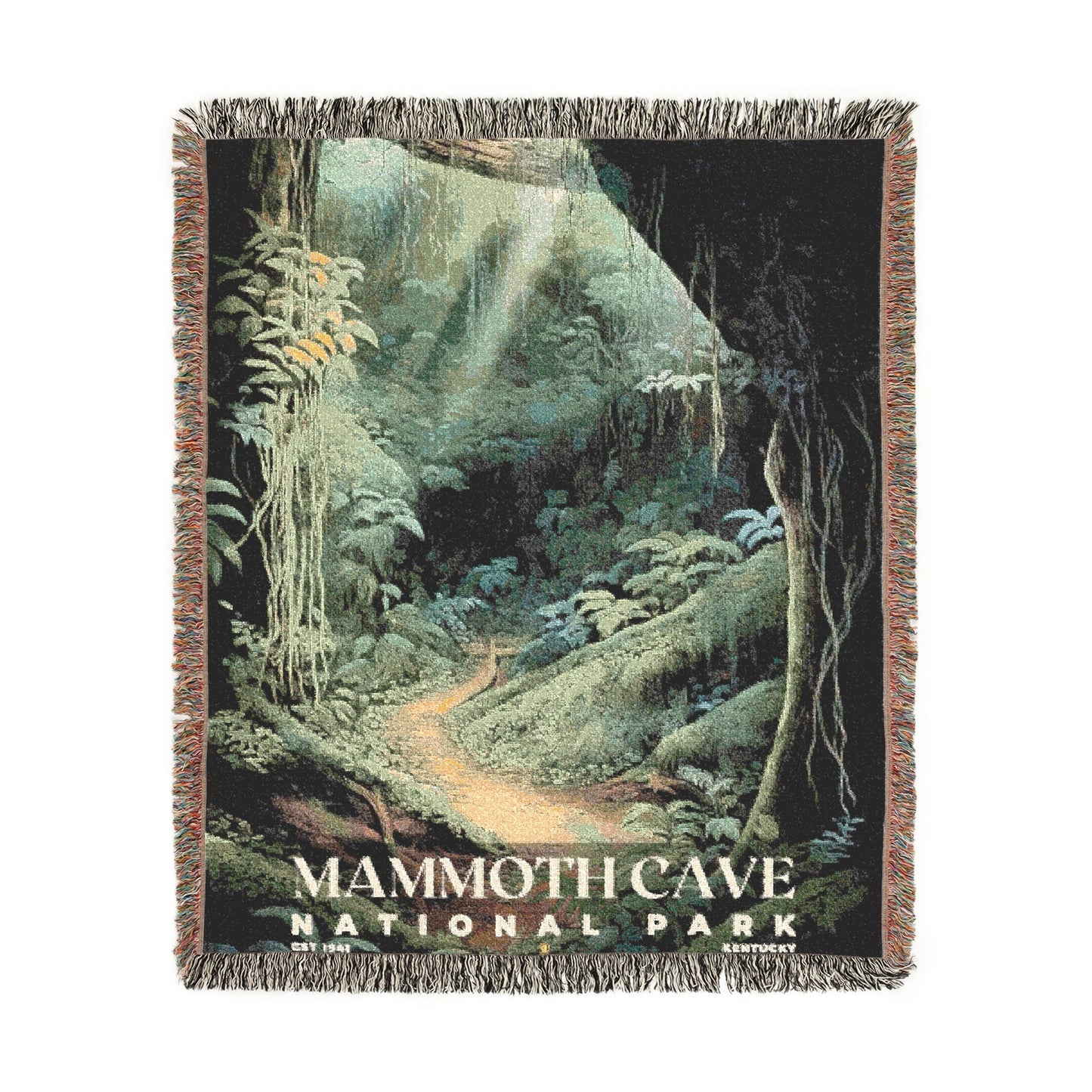 Mammoth Cave National Park Woven Blanket | S02