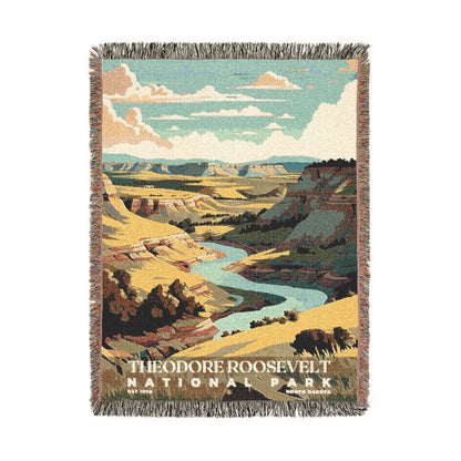 Theodore Roosevelt National Park Woven Blanket | S05