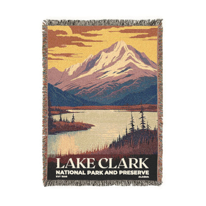 Lake Clark National Park Woven Blanket | S03