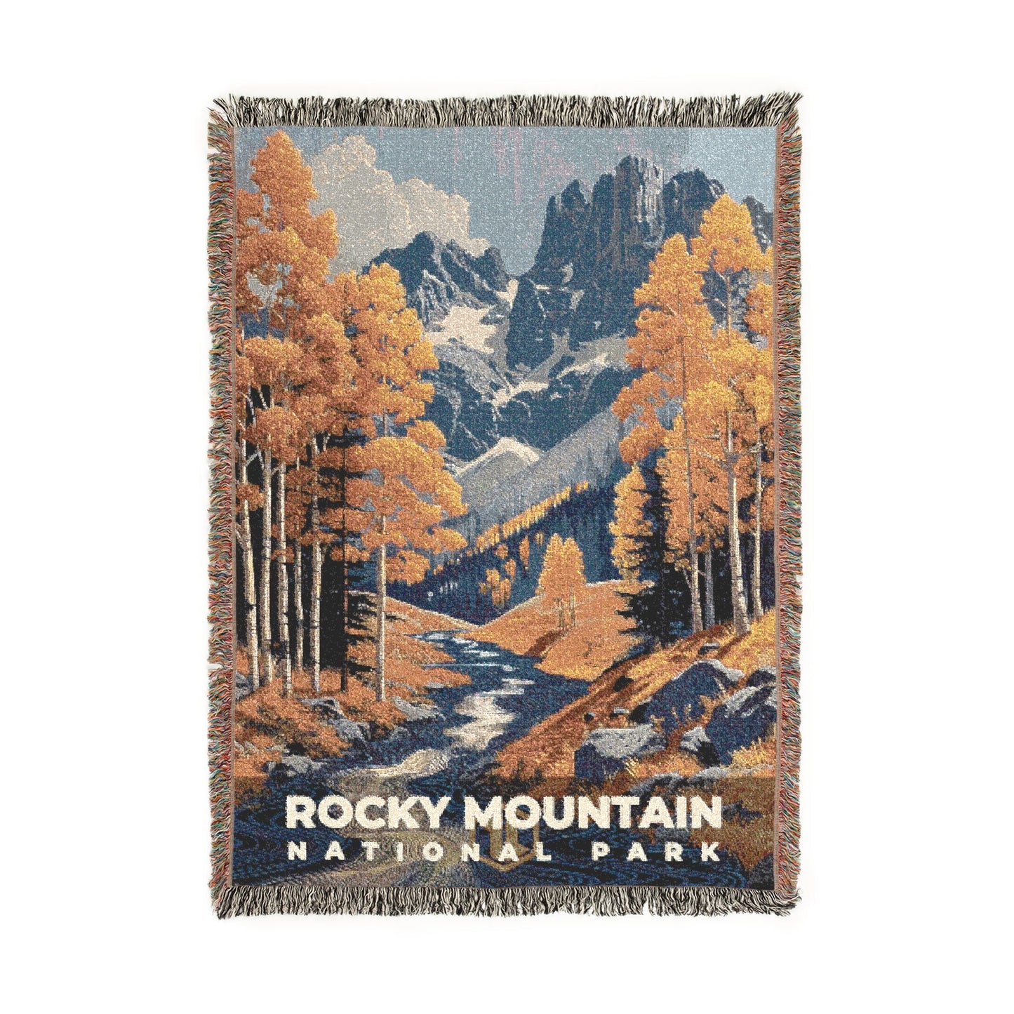 Rocky Mountain National Park Woven Blanket | S19