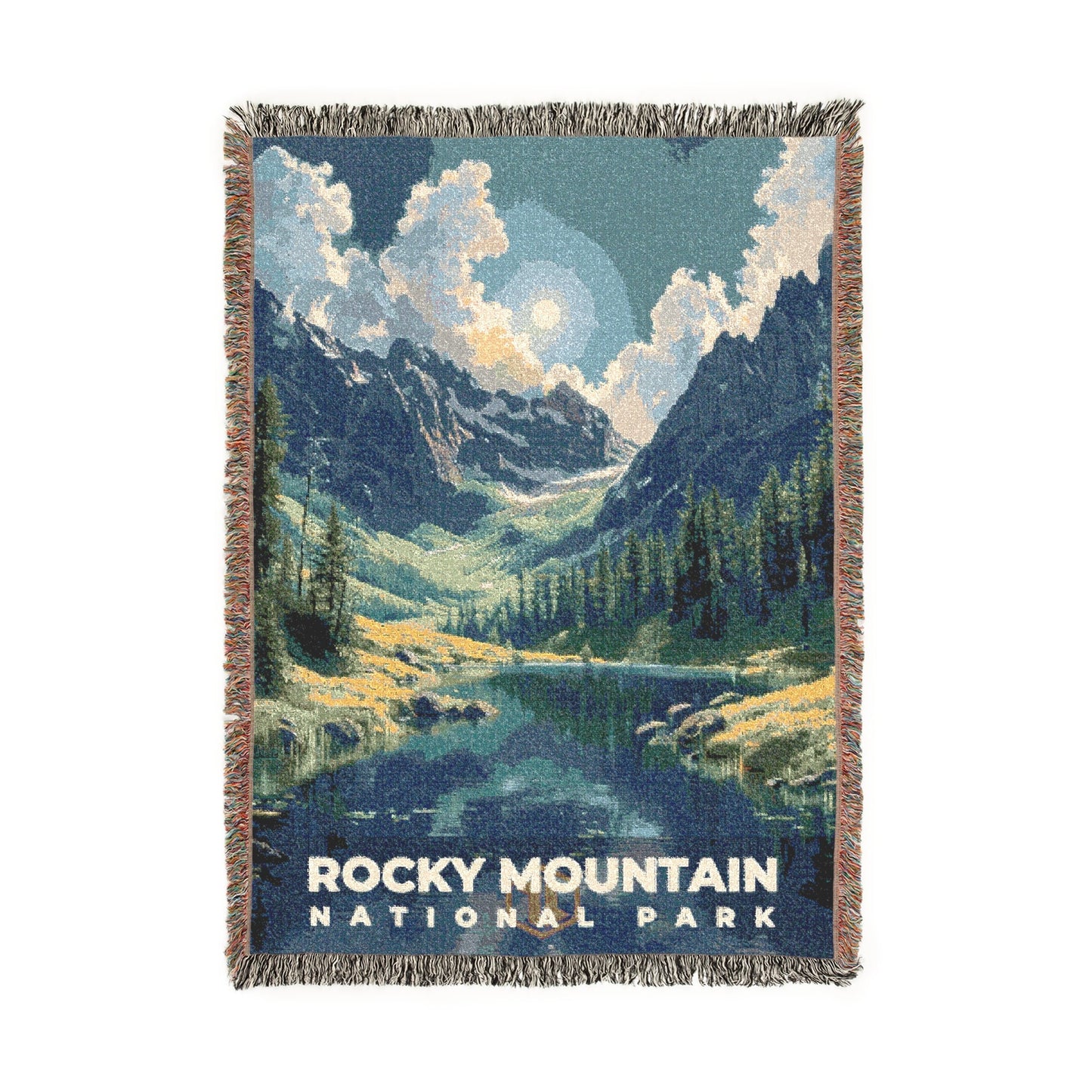 Rocky Mountain National Park Woven Blanket | S13