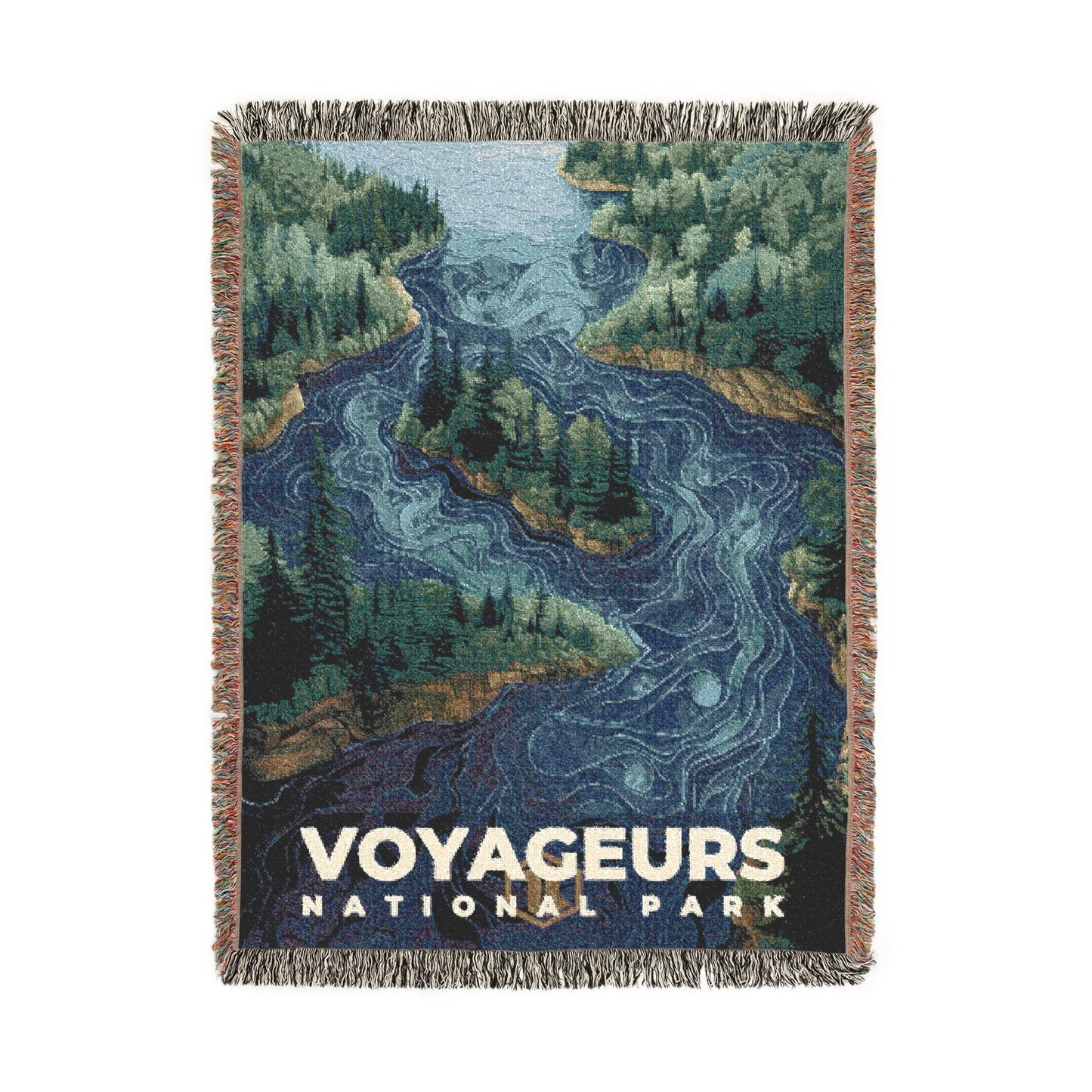 Voyageurs National Park Woven Blanket | S20