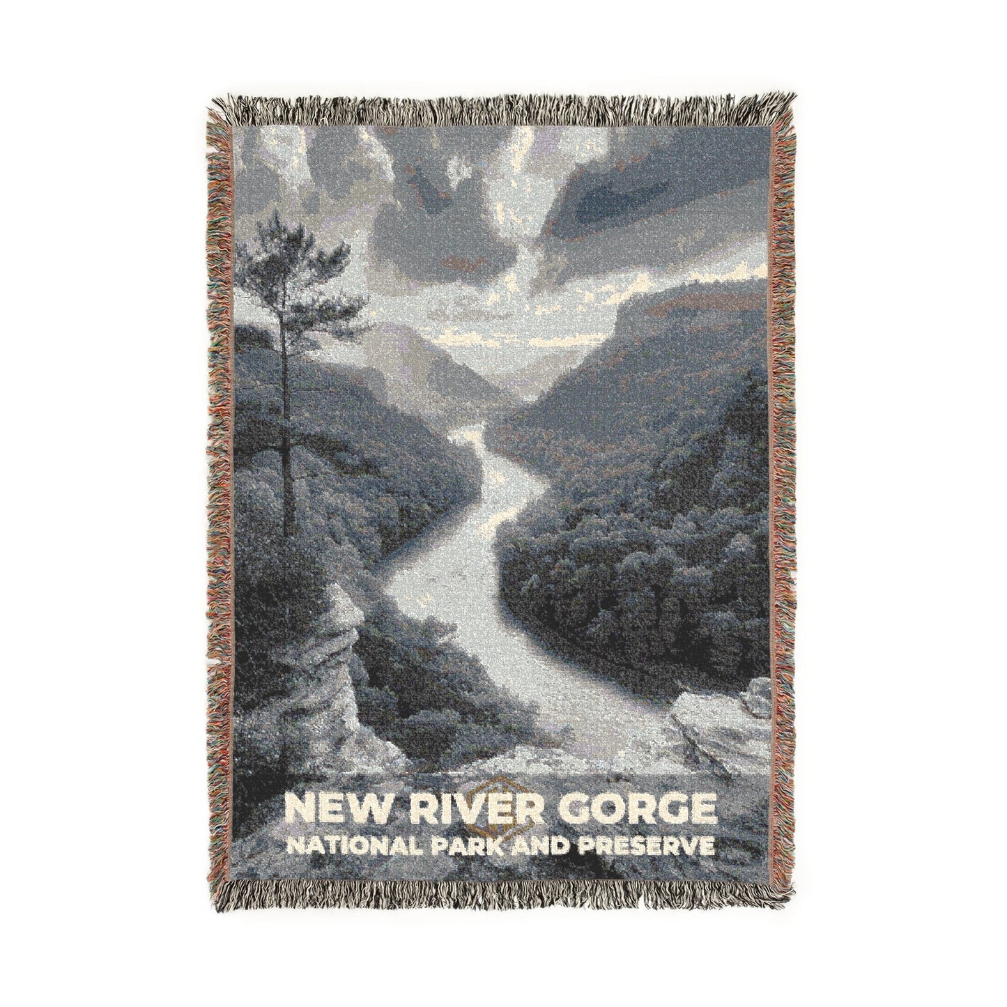 New River Gorge National Park Woven Blanket | S15