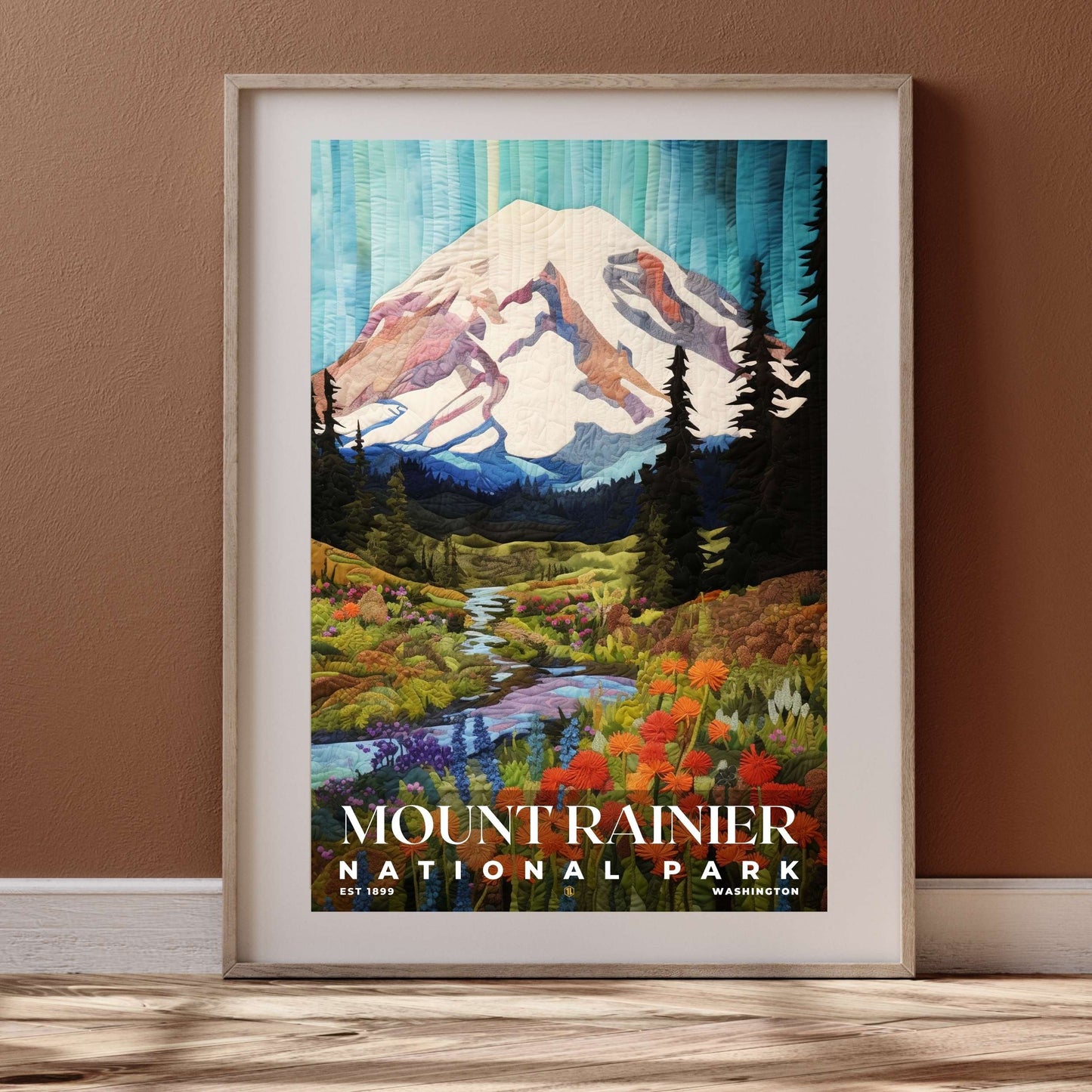 Mount Rainier National Park Poster | S09