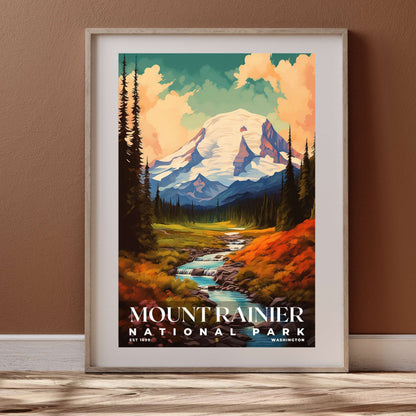 Mount Rainier National Park Poster | S06