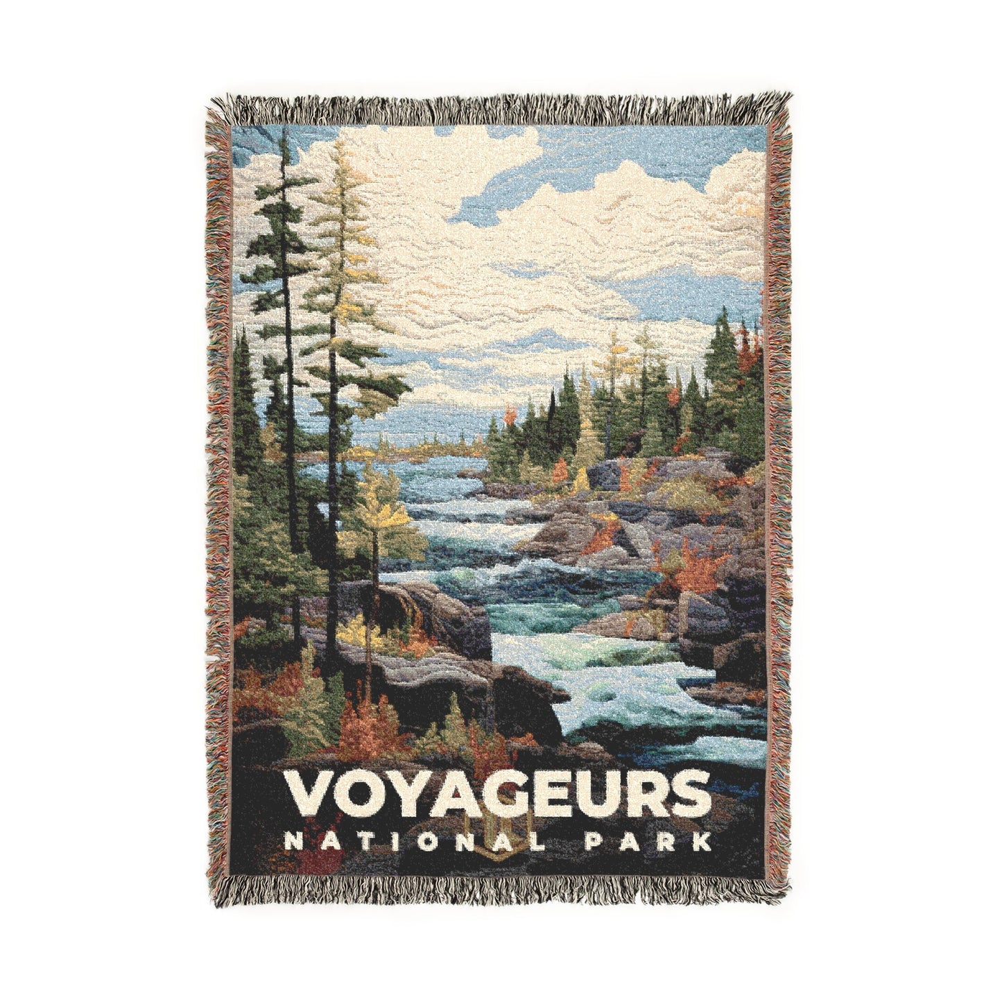 Voyageurs National Park Woven Blanket | S09