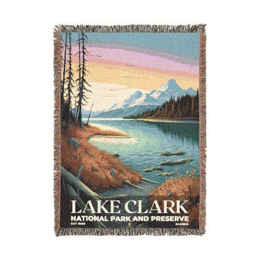 Lake Clark National Park Woven Blanket | S02