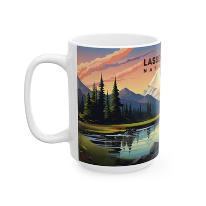 Lassen Volcanic National Park Mug | White Ceramic Mug (11oz, 15oz)