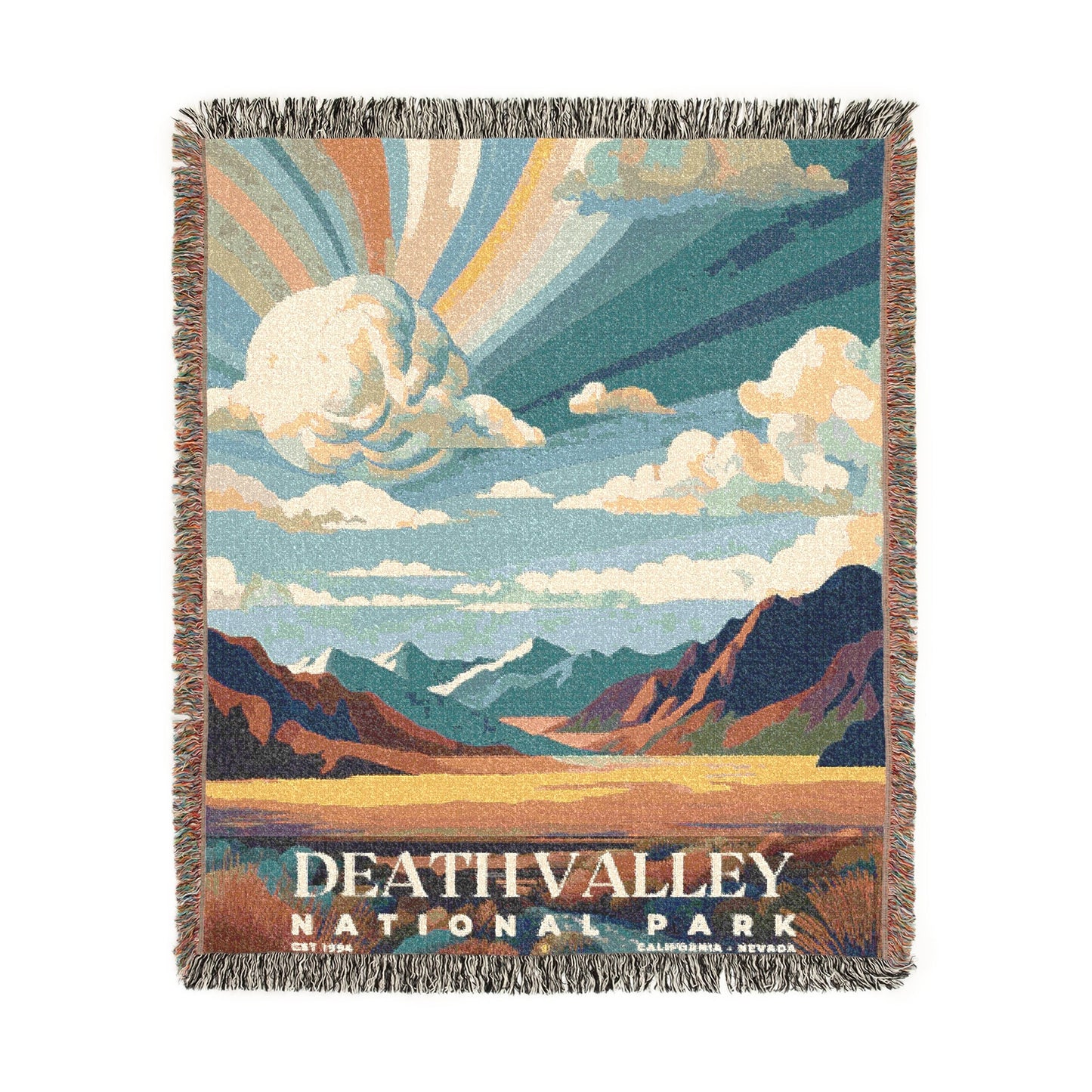Death Valley National Park Woven Blanket | S05