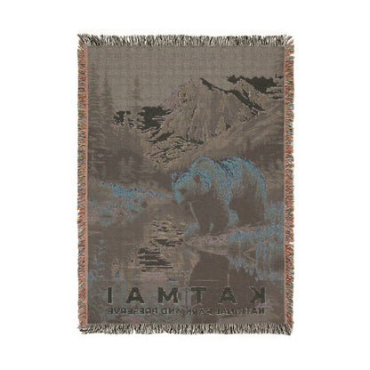 Katmai National Park Woven Blanket | S19